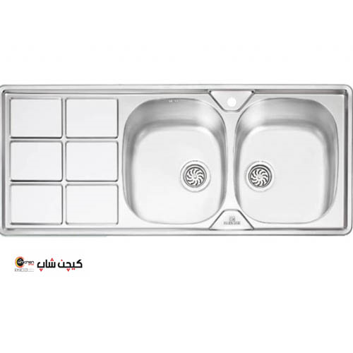 سینک فانتزی توکار 1224 پرنیان استیل 