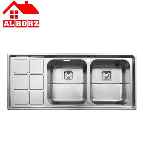 سینک توکار کد 761 استیل البرز