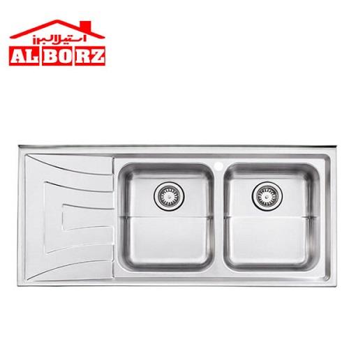 سینک روکار کد 736 استیل البرز