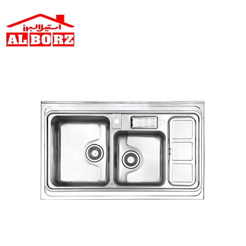 سینک روکار کد 813 استیل البرز