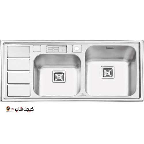 سینک فانتزی توکار 1220 پرنیان استیل 