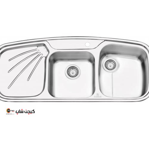 سینک فانتزی توکار 1207 پرنیان استیل