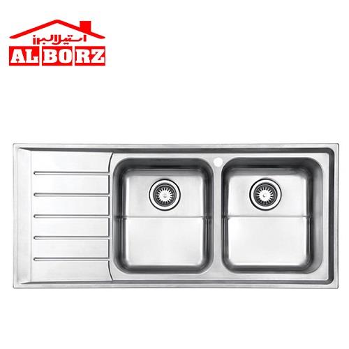 سینک توکار کد 735 استیل البرز
